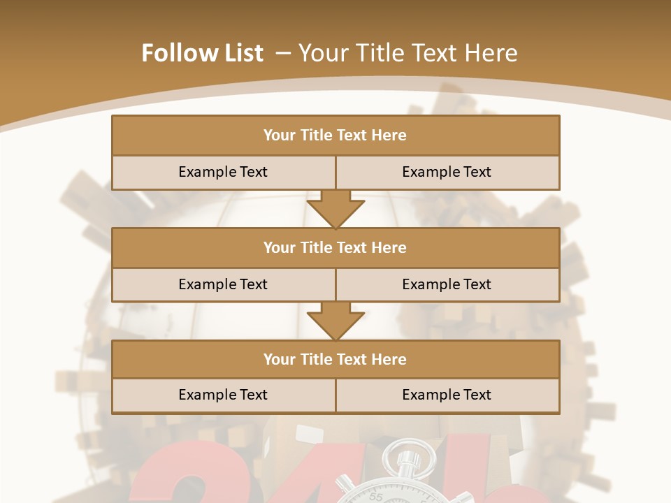 Cardboard World Speed PowerPoint Template