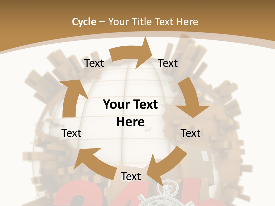 Cardboard World Speed PowerPoint Template