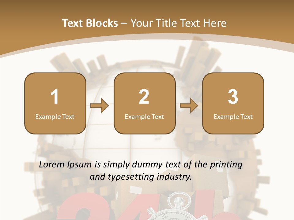 Cardboard World Speed PowerPoint Template