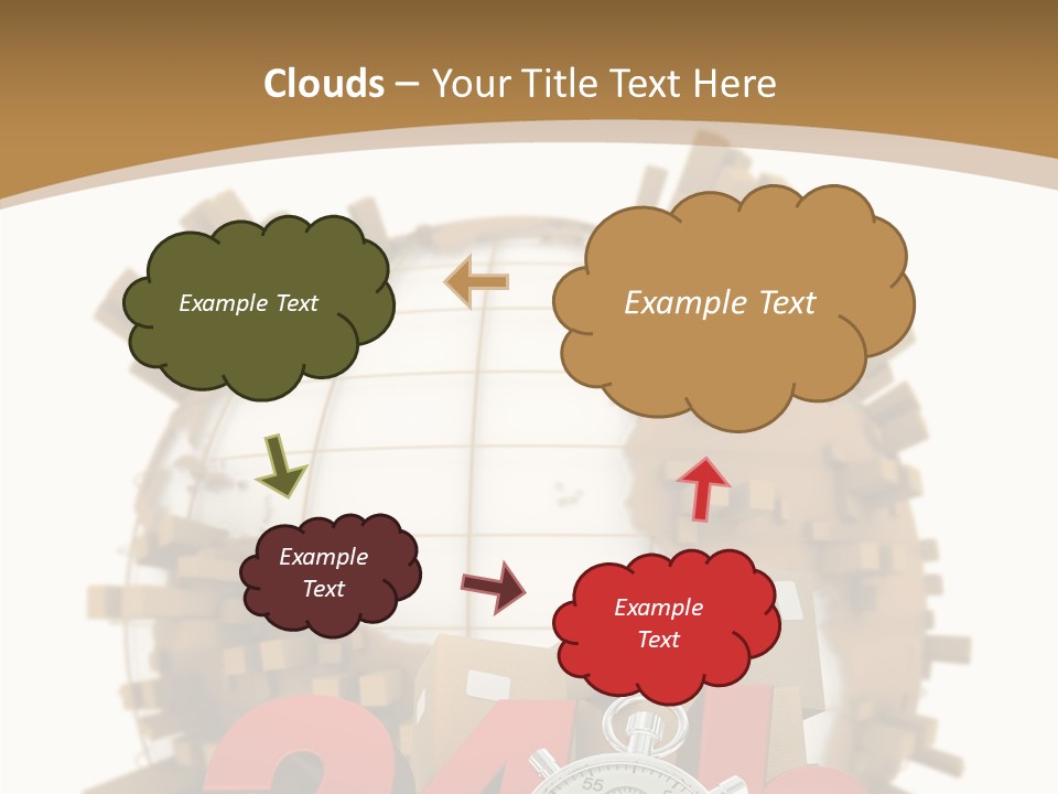 Cardboard World Speed PowerPoint Template