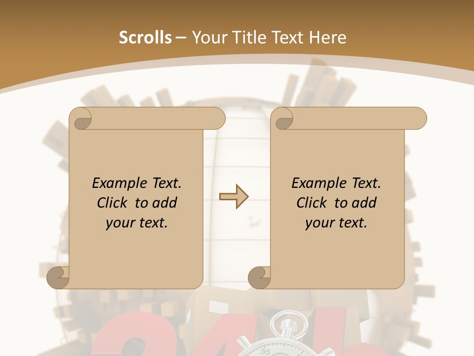 Cardboard World Speed PowerPoint Template