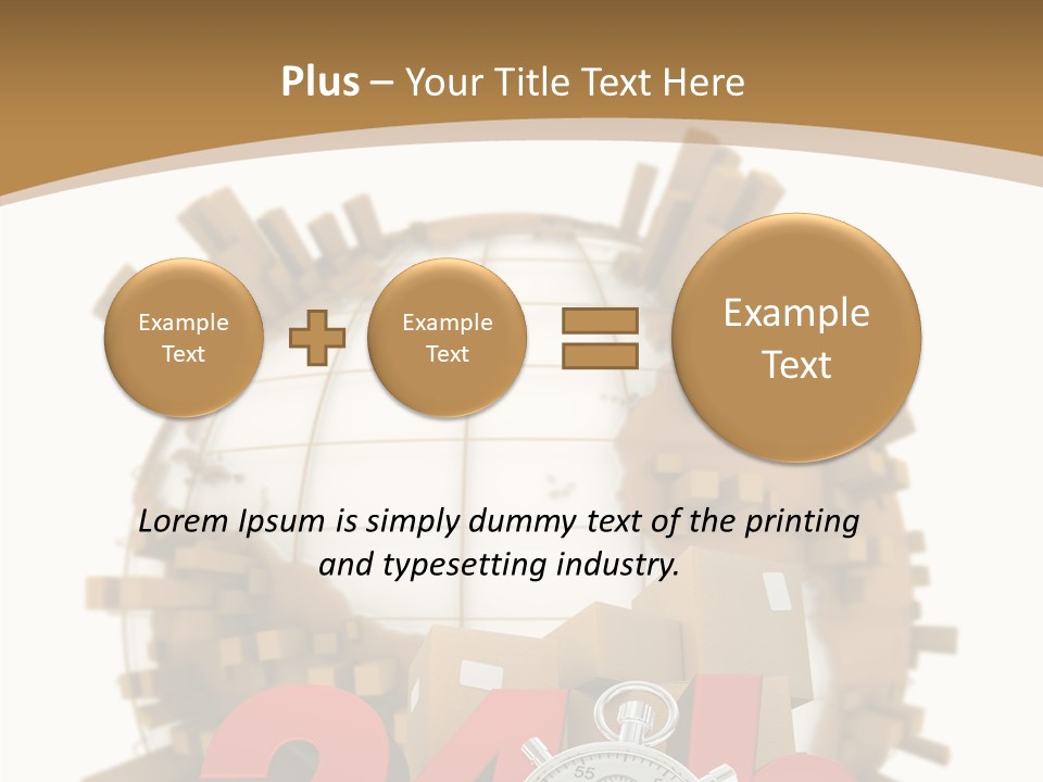 Cardboard World Speed PowerPoint Template