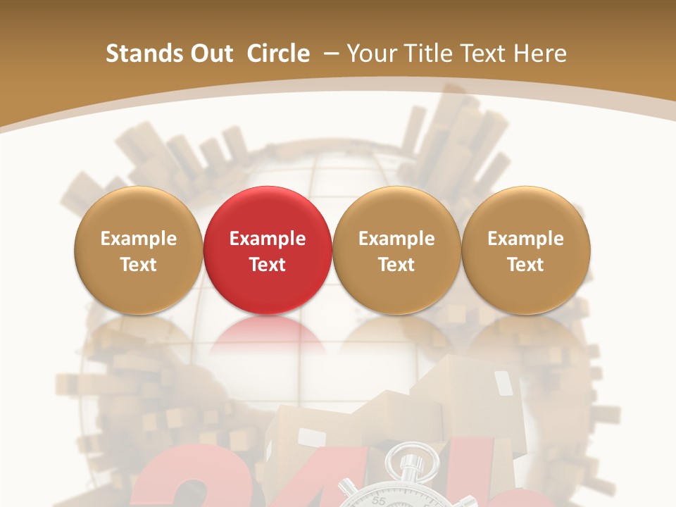 Cardboard World Speed PowerPoint Template