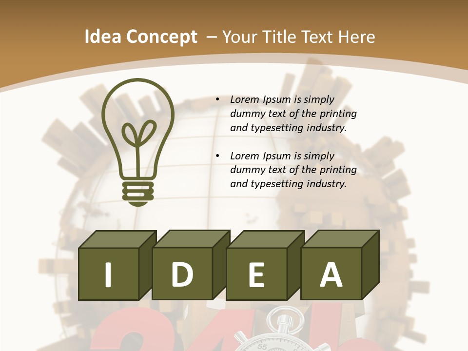 Cardboard World Speed PowerPoint Template