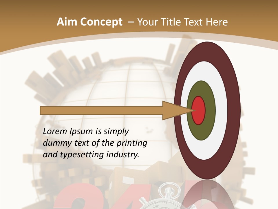 Cardboard World Speed PowerPoint Template