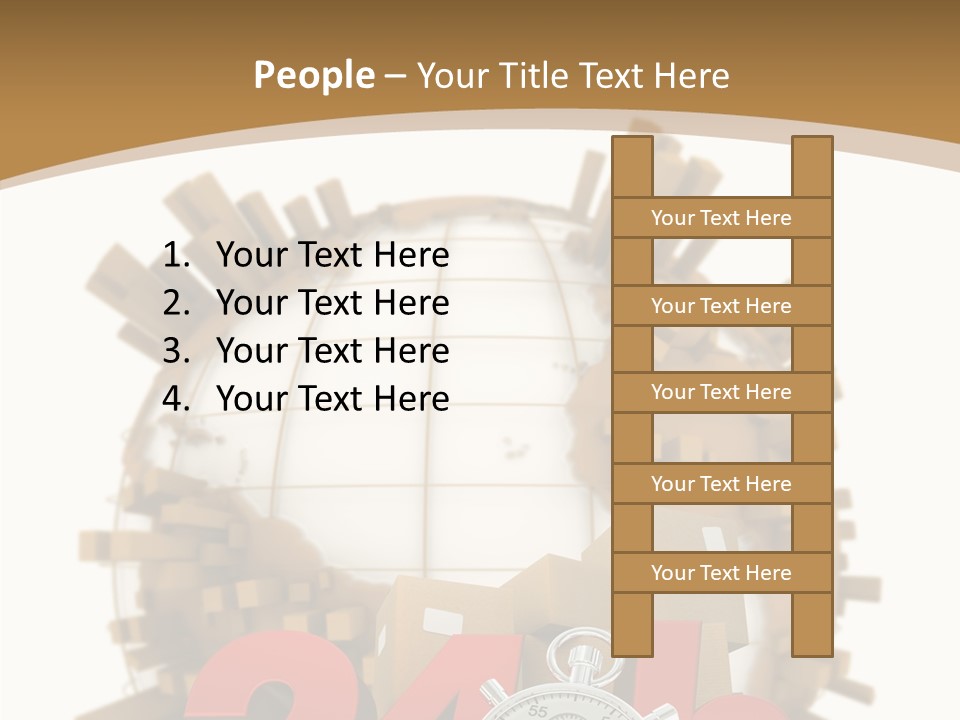 Cardboard World Speed PowerPoint Template
