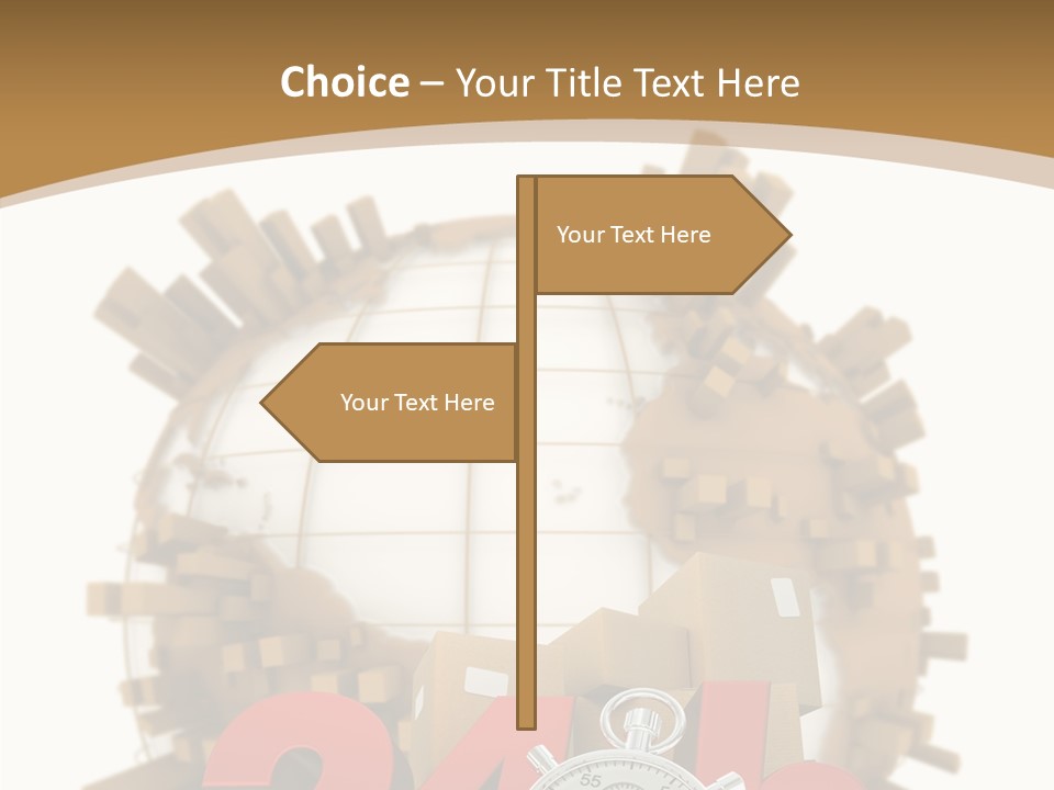 Cardboard World Speed PowerPoint Template