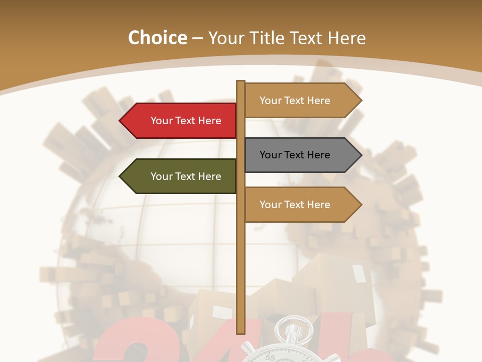 Cardboard World Speed PowerPoint Template