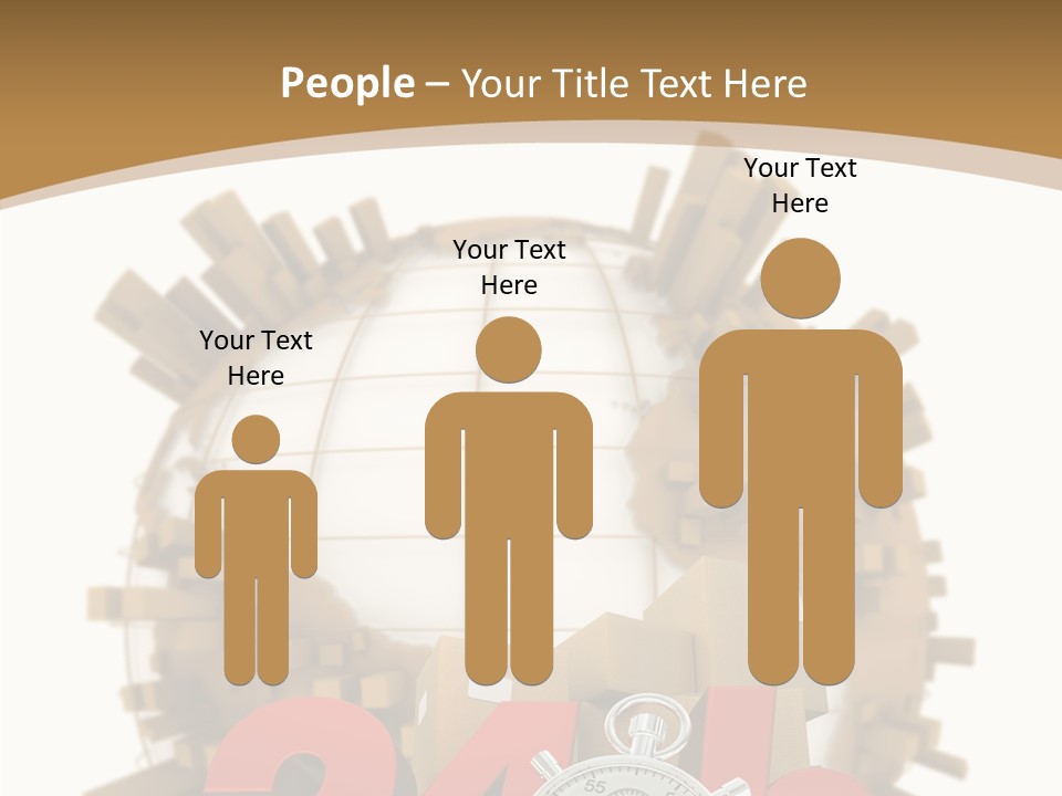 Cardboard World Speed PowerPoint Template