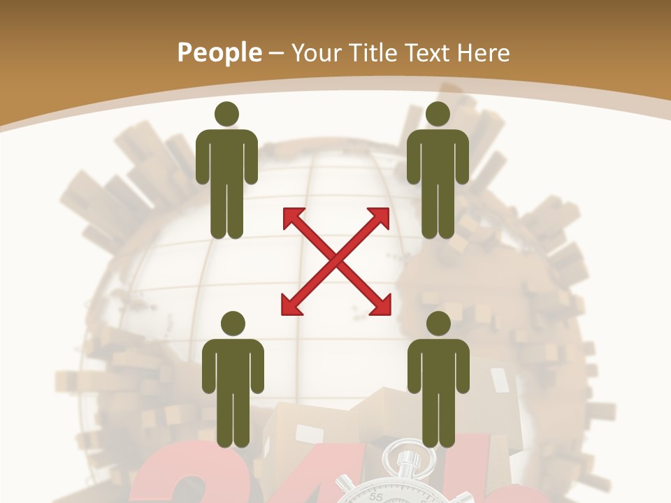 Cardboard World Speed PowerPoint Template