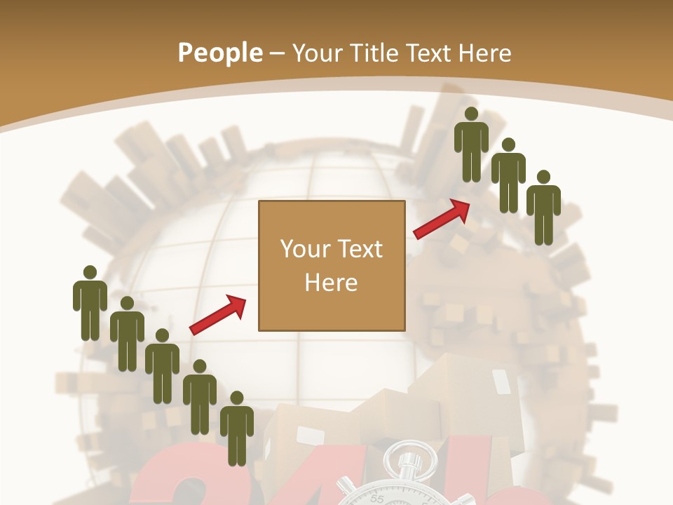 Cardboard World Speed PowerPoint Template