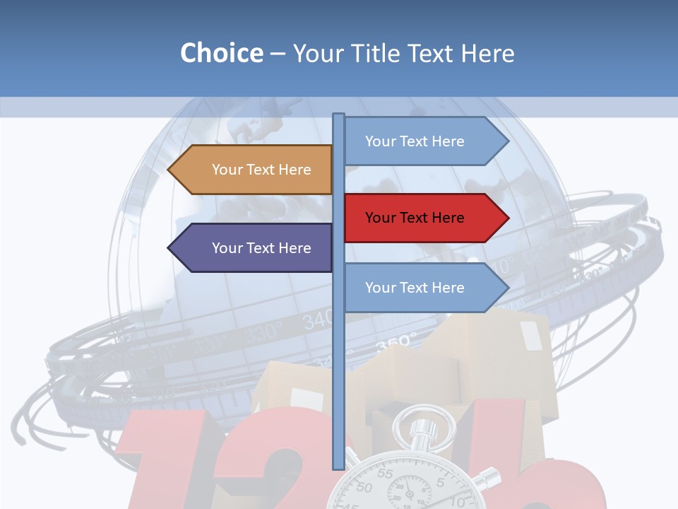 Urgency Package Delivering PowerPoint Template