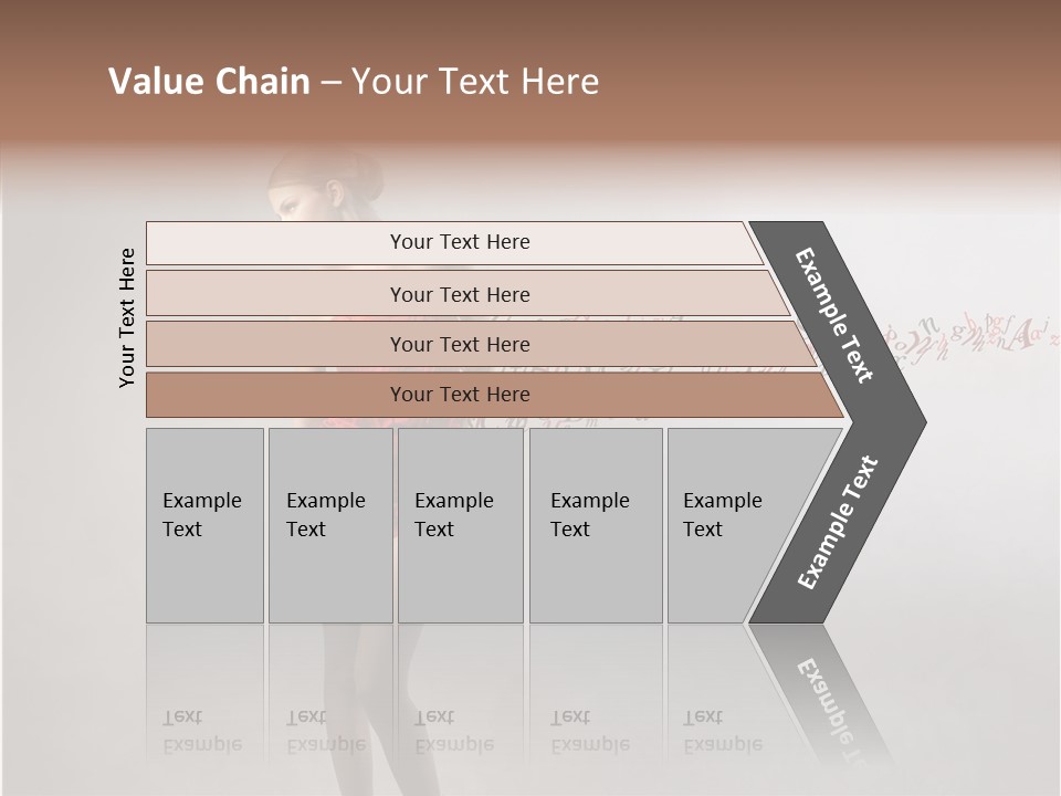 Alphabet Female Blonde PowerPoint Template