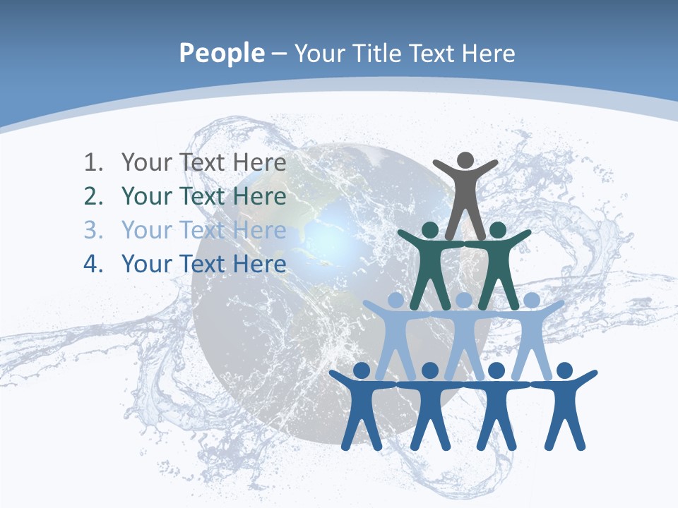 Management Board Teamwork PowerPoint Template