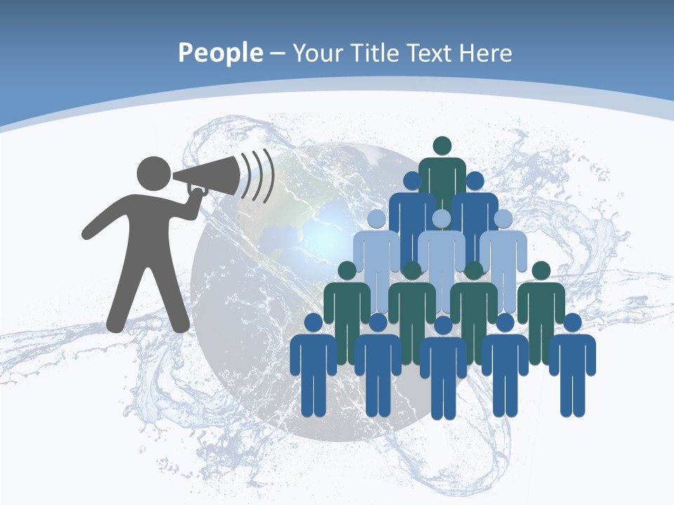 Management Board Teamwork PowerPoint Template