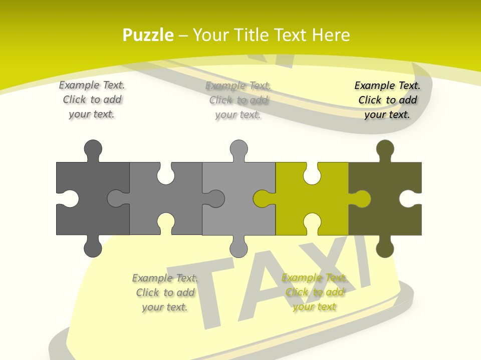 Drive Illuminated Transport PowerPoint Template