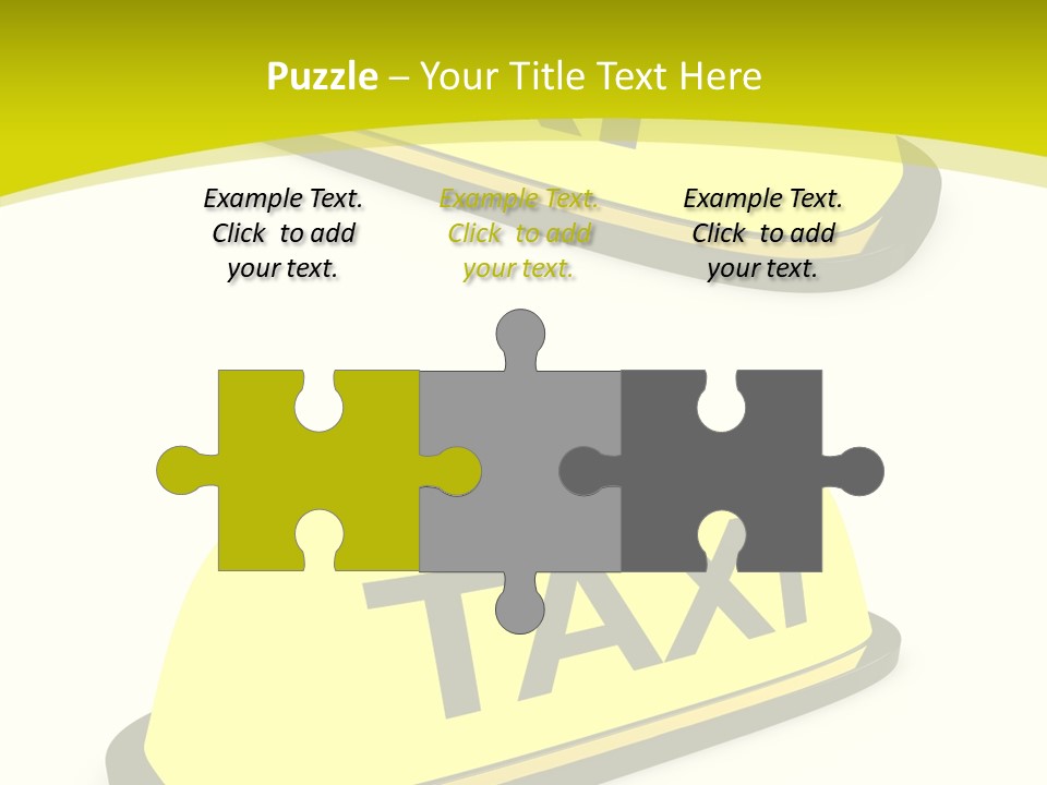 Drive Illuminated Transport PowerPoint Template