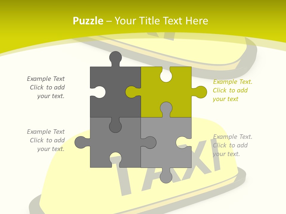 Drive Illuminated Transport PowerPoint Template