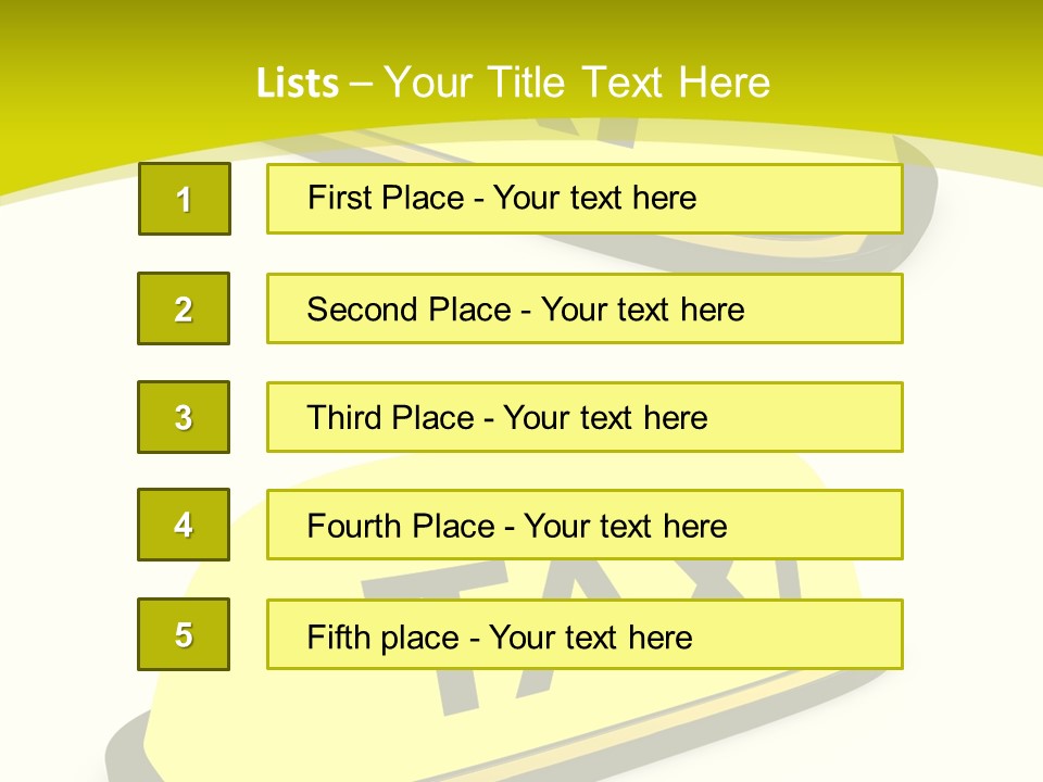 Drive Illuminated Transport PowerPoint Template