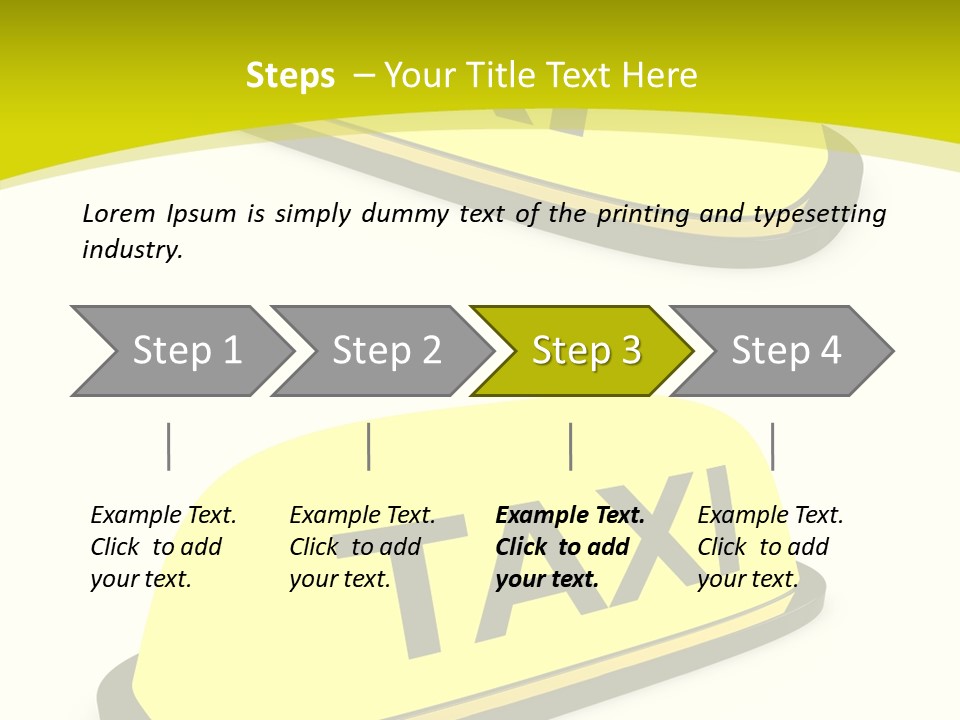Drive Illuminated Transport PowerPoint Template