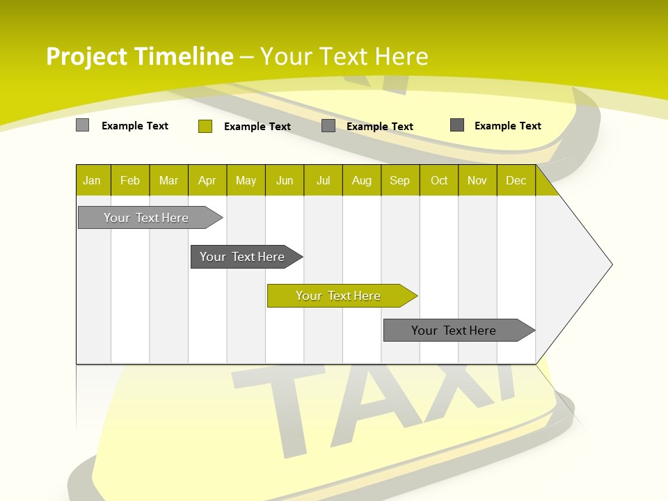 Drive Illuminated Transport PowerPoint Template