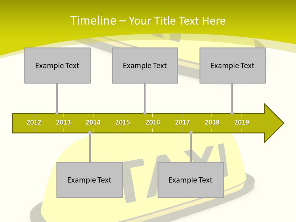Drive Illuminated Transport PowerPoint Template