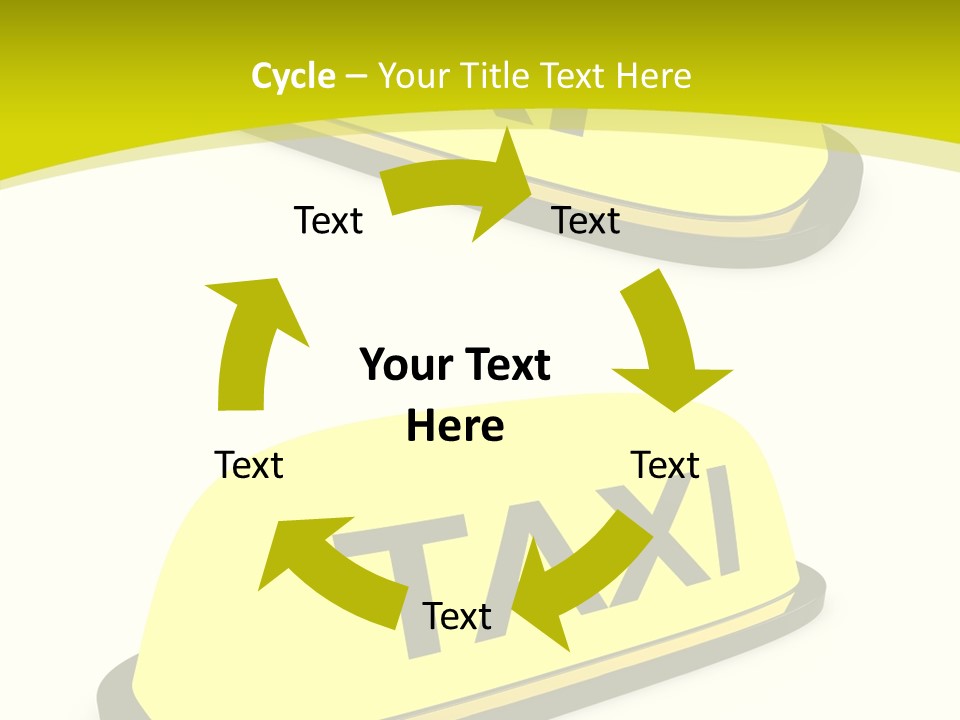 Drive Illuminated Transport PowerPoint Template