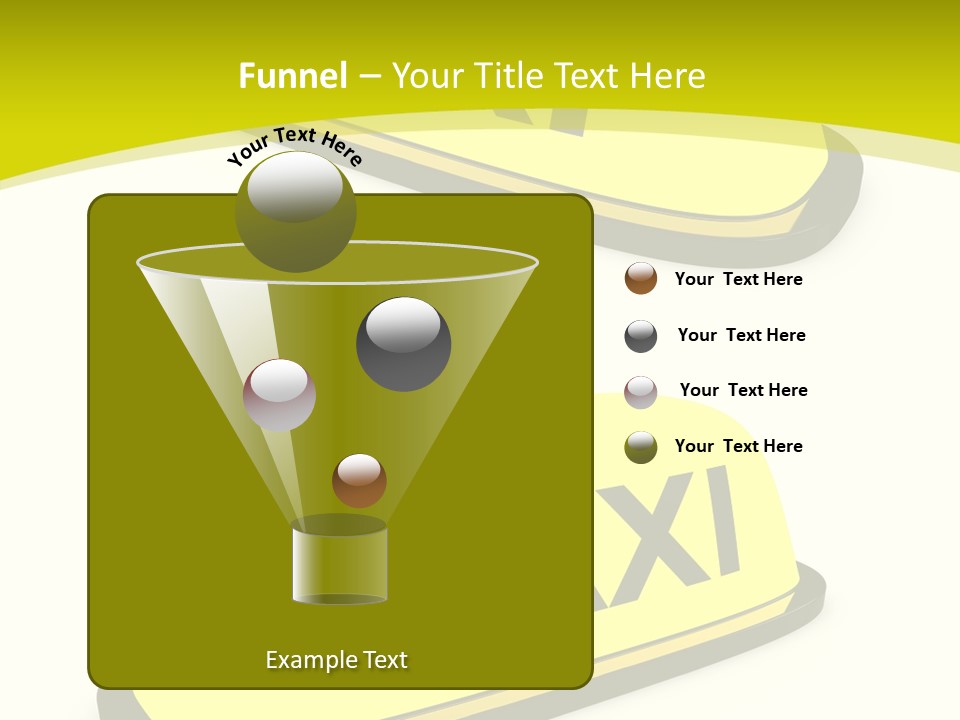 Drive Illuminated Transport PowerPoint Template