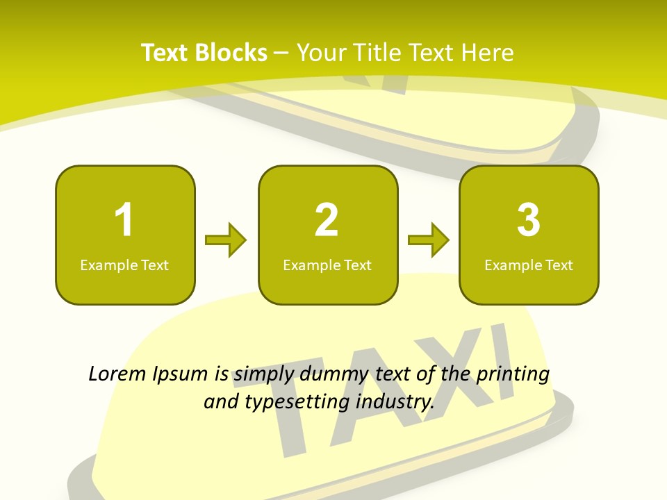 Drive Illuminated Transport PowerPoint Template