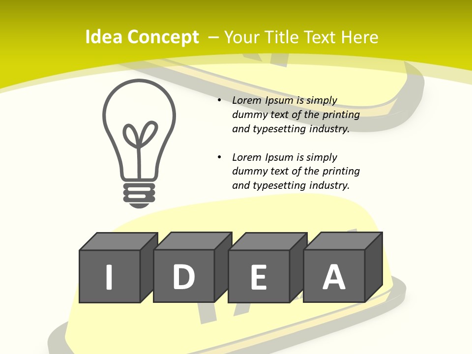 Drive Illuminated Transport PowerPoint Template