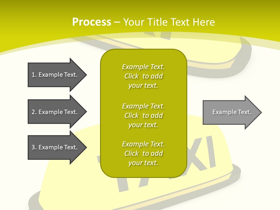 Drive Illuminated Transport PowerPoint Template