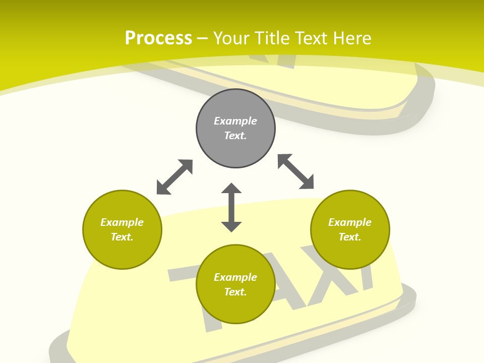 Drive Illuminated Transport PowerPoint Template