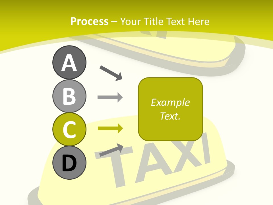Drive Illuminated Transport PowerPoint Template