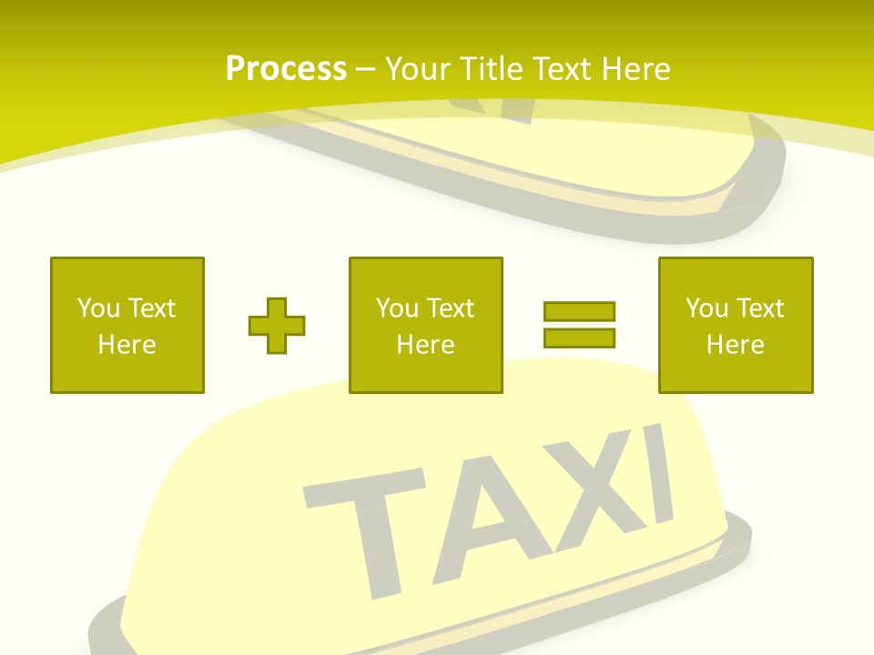 Drive Illuminated Transport PowerPoint Template