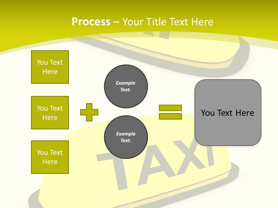 Drive Illuminated Transport PowerPoint Template