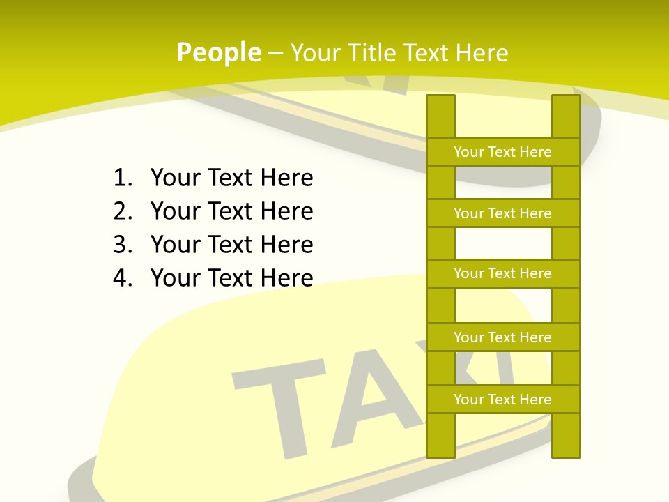 Drive Illuminated Transport PowerPoint Template