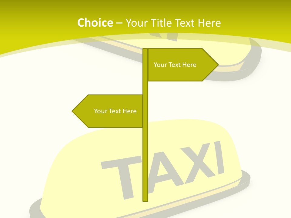 Drive Illuminated Transport PowerPoint Template