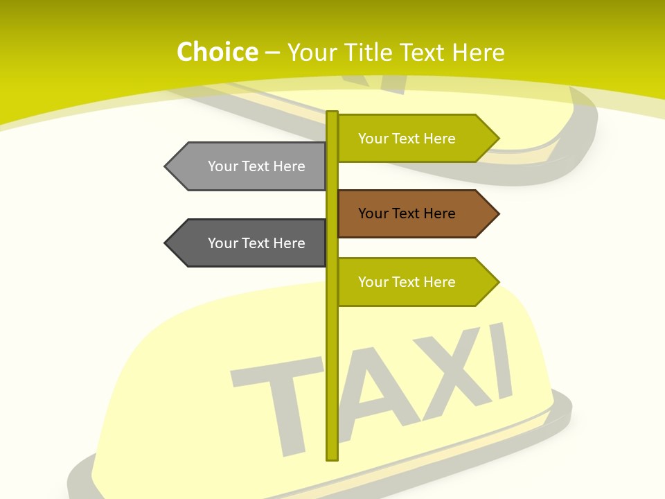 Drive Illuminated Transport PowerPoint Template