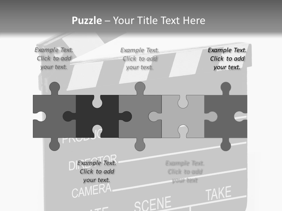 Equipment Footage Director PowerPoint Template