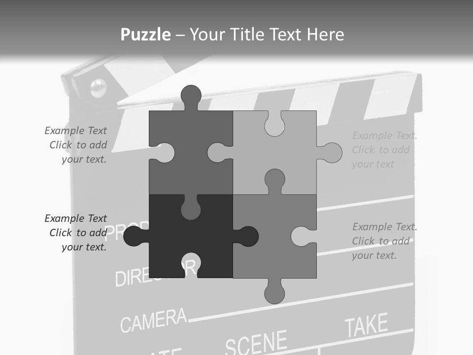 Equipment Footage Director PowerPoint Template