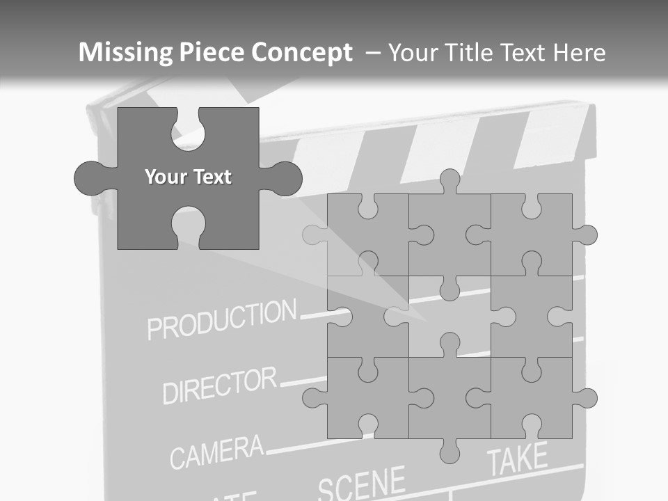 Equipment Footage Director PowerPoint Template
