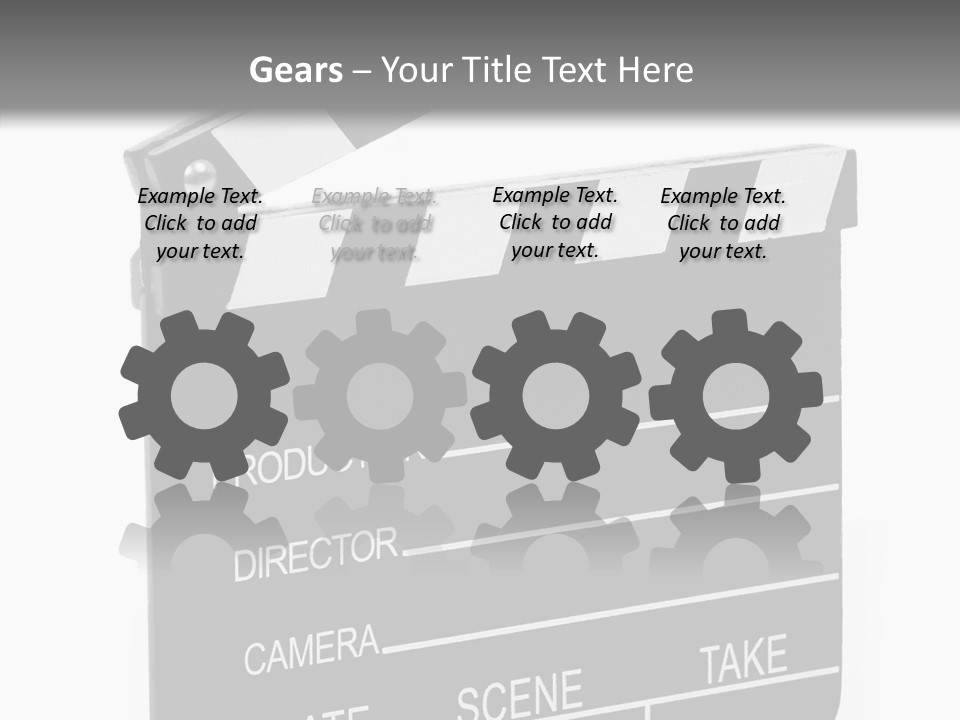 Equipment Footage Director PowerPoint Template