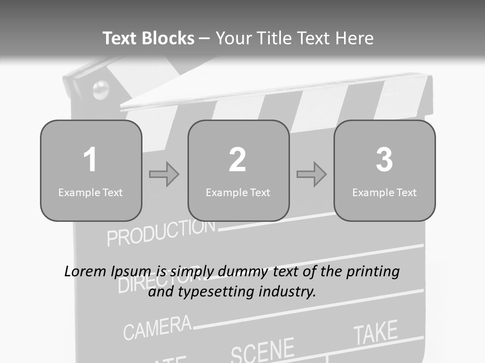 Equipment Footage Director PowerPoint Template