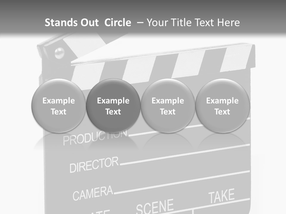 Equipment Footage Director PowerPoint Template