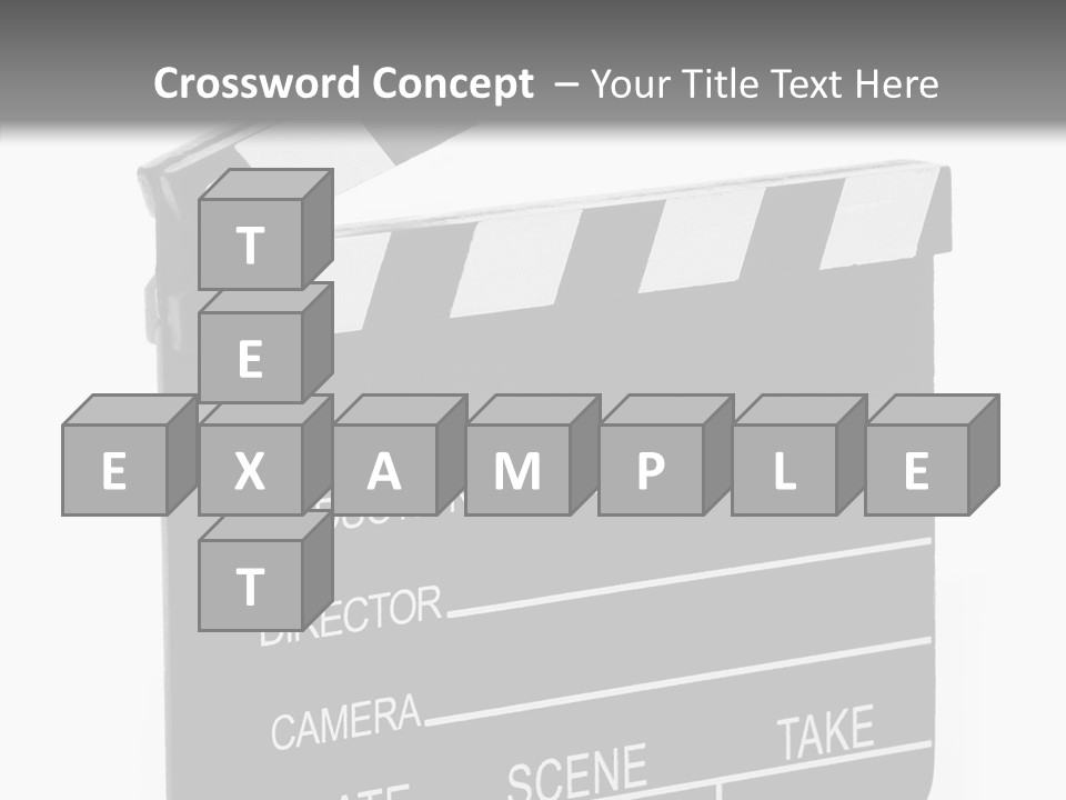 Equipment Footage Director PowerPoint Template