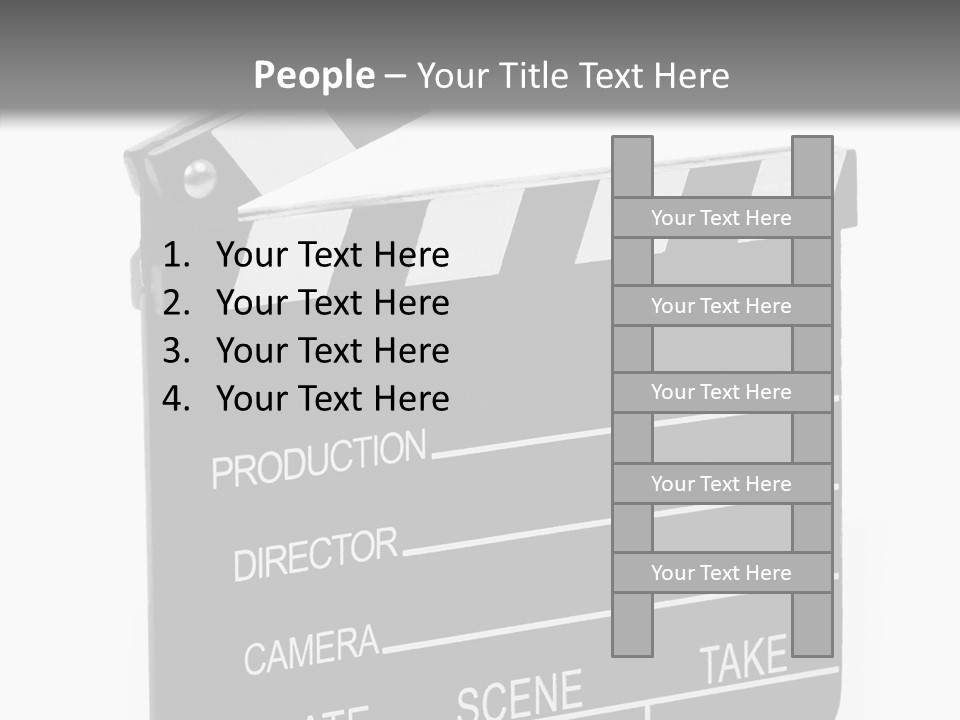 Equipment Footage Director PowerPoint Template