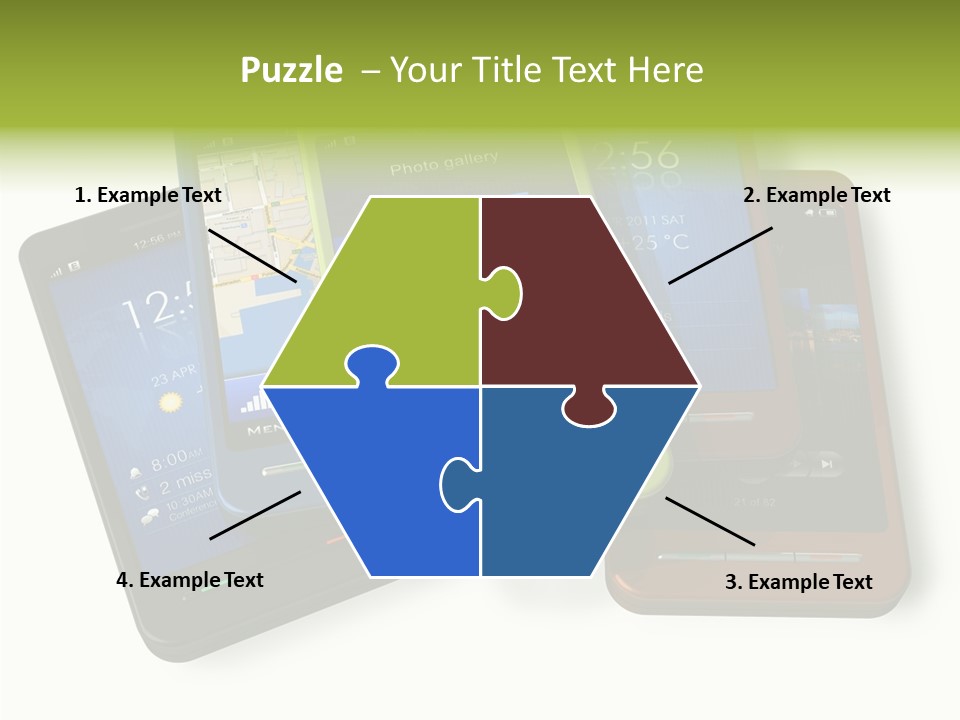 Cellular Sms Navigator PowerPoint Template