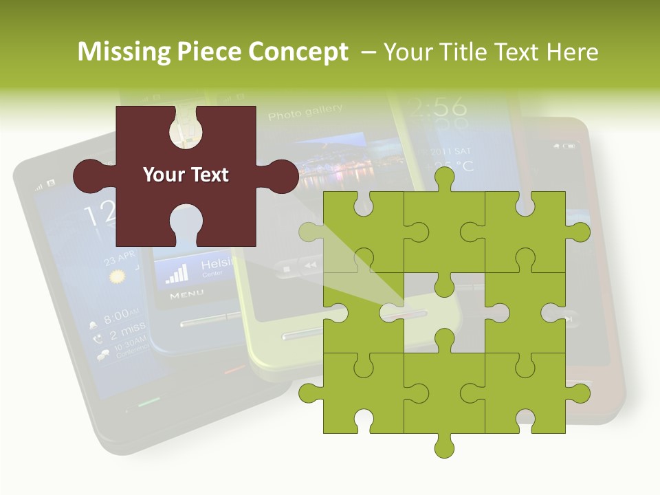 Cellular Sms Navigator PowerPoint Template