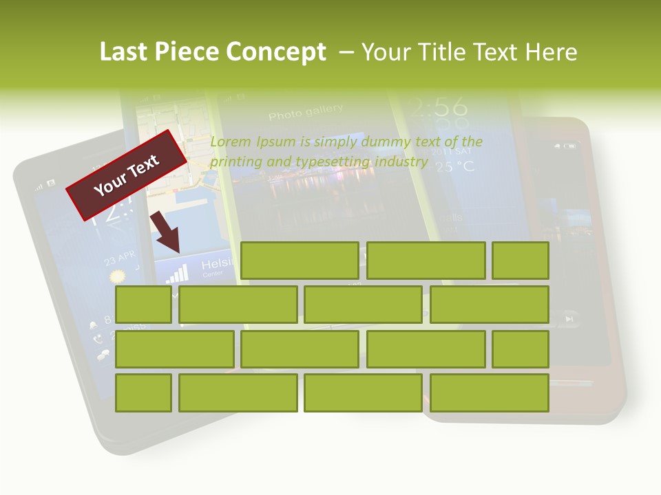 Cellular Sms Navigator PowerPoint Template