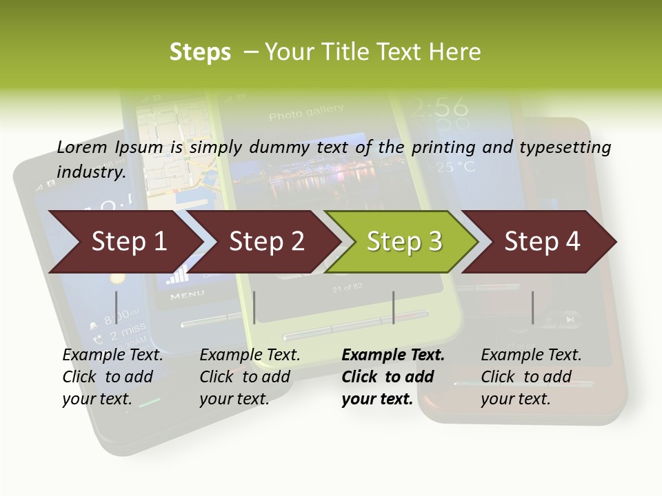 Cellular Sms Navigator PowerPoint Template